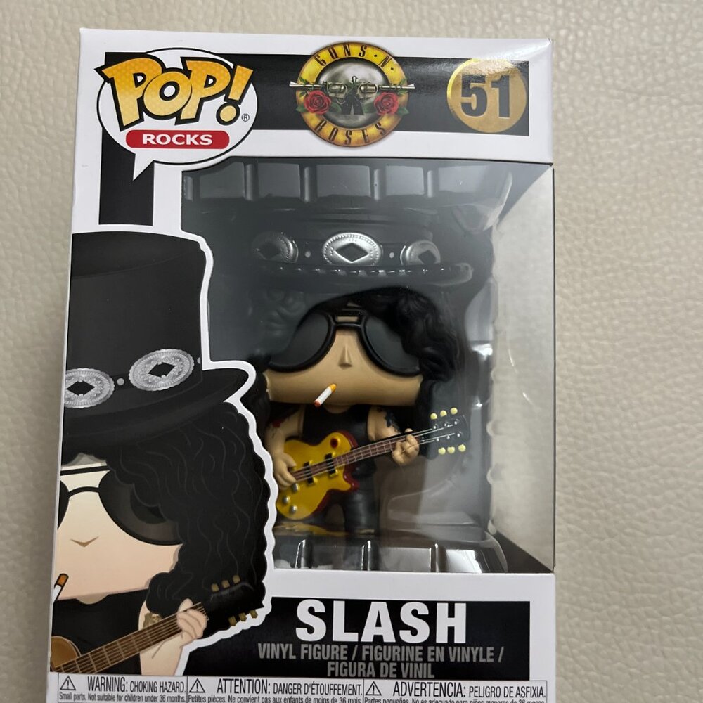Funko Pop! Rocks Guns N’ Roses #51 SLASH - Picture 1 of 6